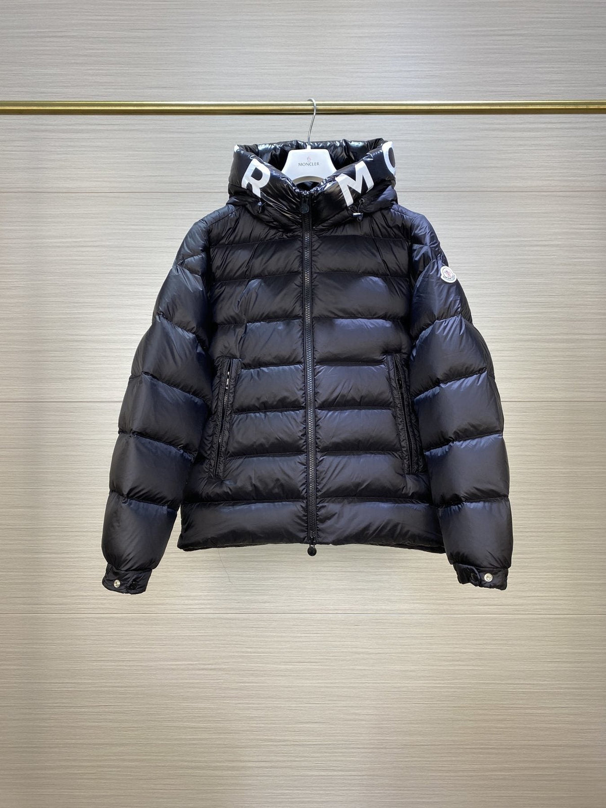 Moncler Hooded Quilted Puffer Coat — front