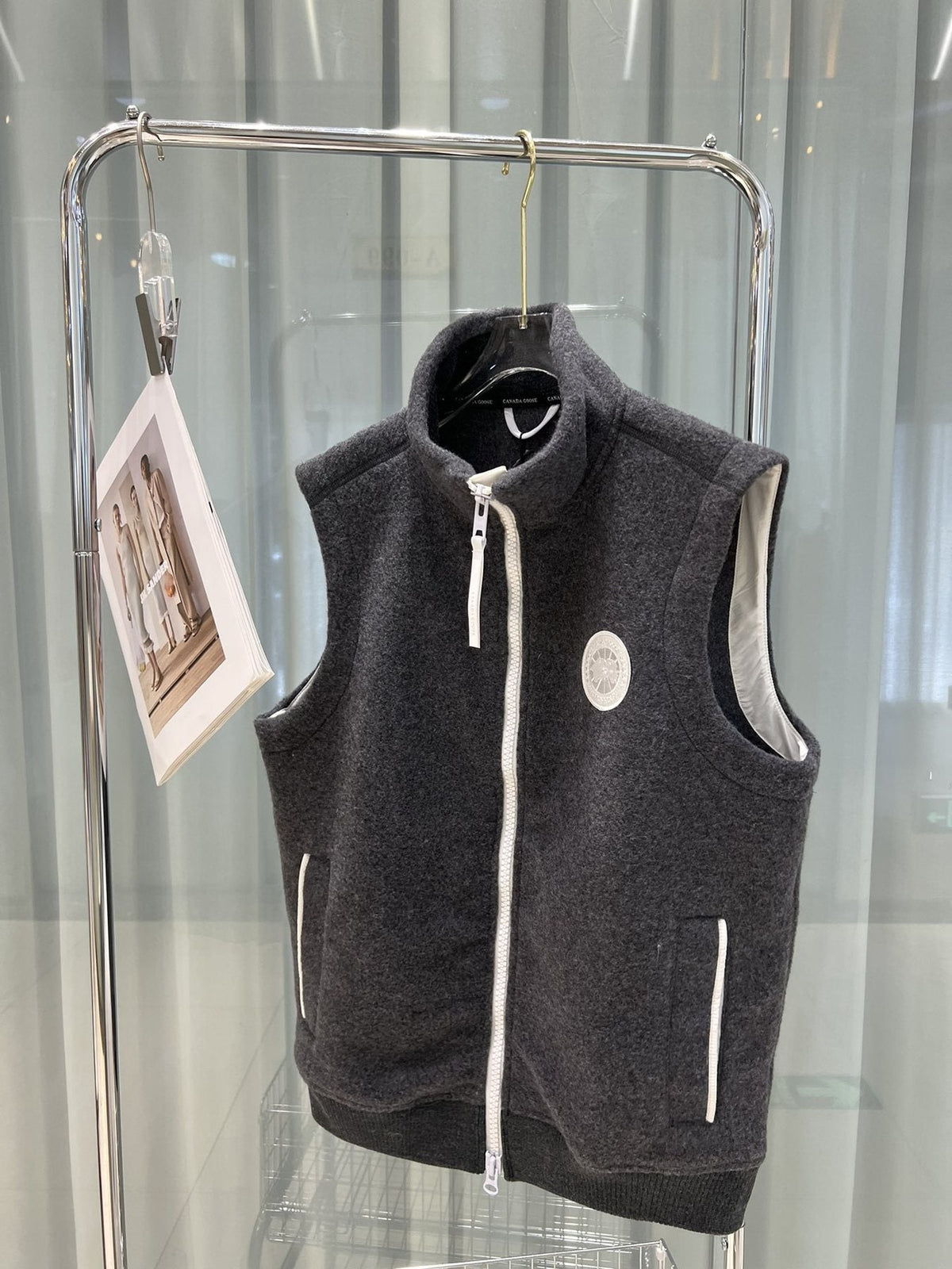 Canada Goose Zip-Front High-Collar Vest — front