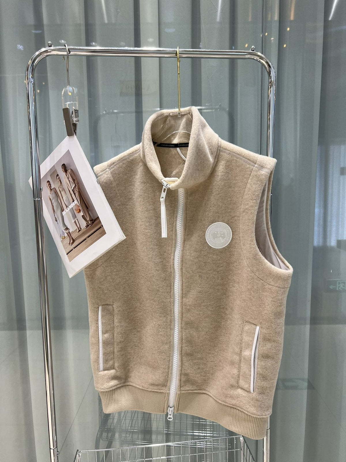 Canada Goose Zip-Front High-Collar Vest — front