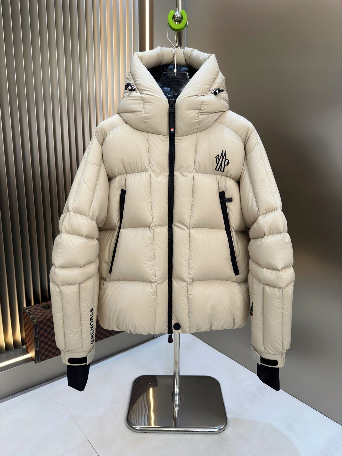 Moncler Quilted Hooded Puffer Coat — front