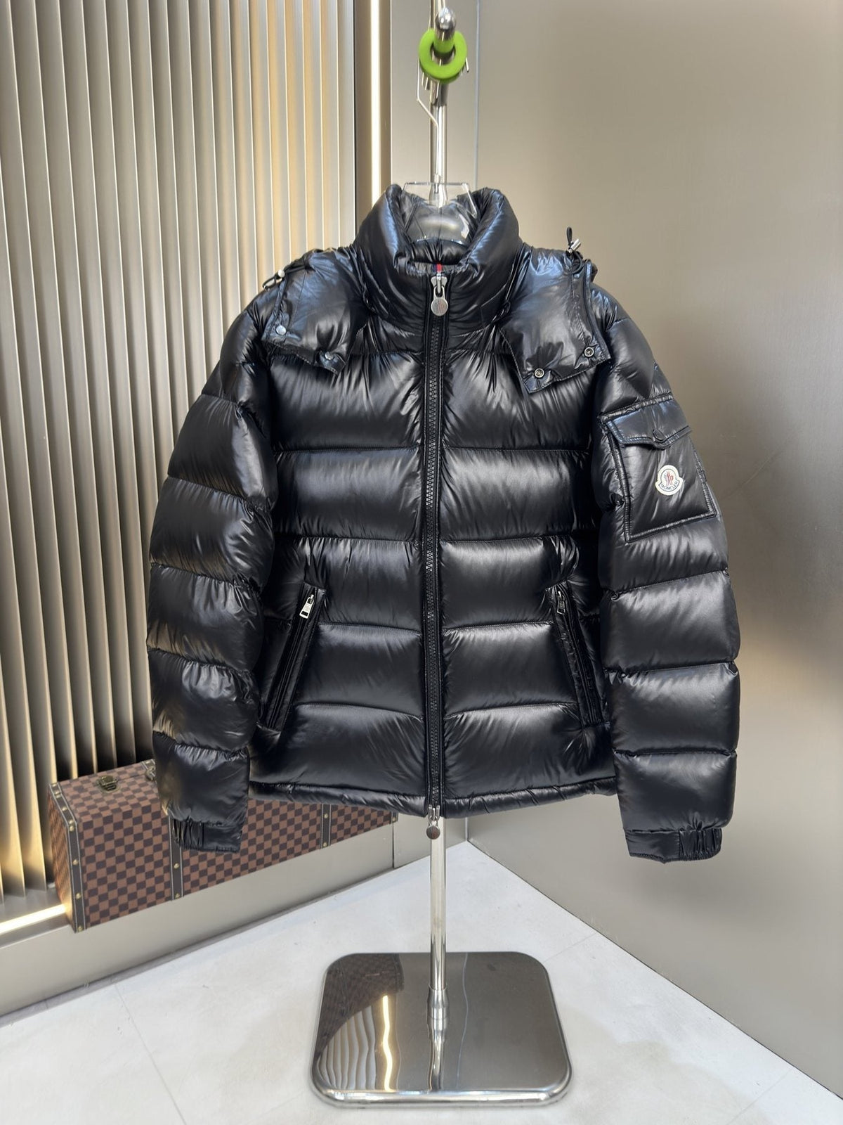Moncler Hooded Quilted Puffer Coat — front