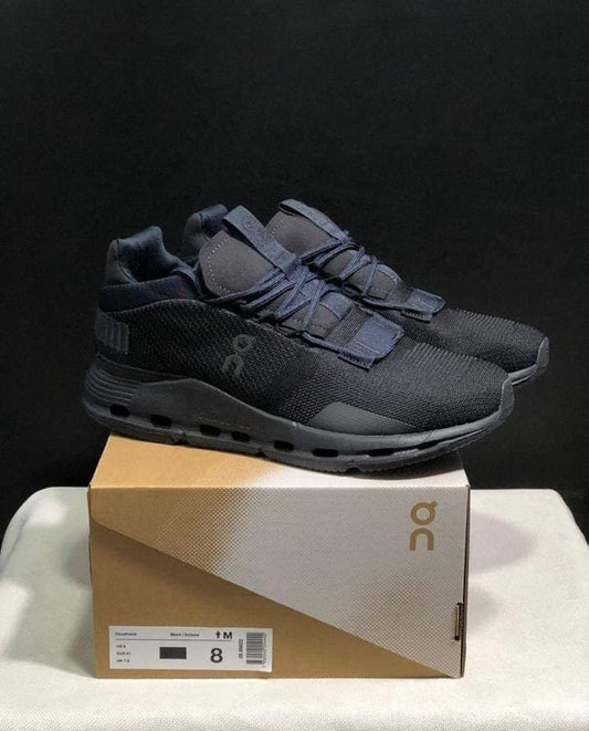 On Cloudnova Triple Black Lifestyle Sneakers